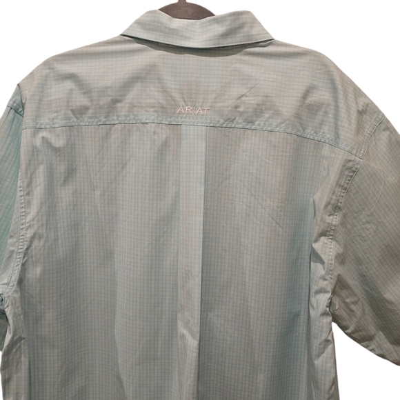 Ariat Pro Short Sleeve Button Down Shirt. Size 2XLT - Picture 6 of 9